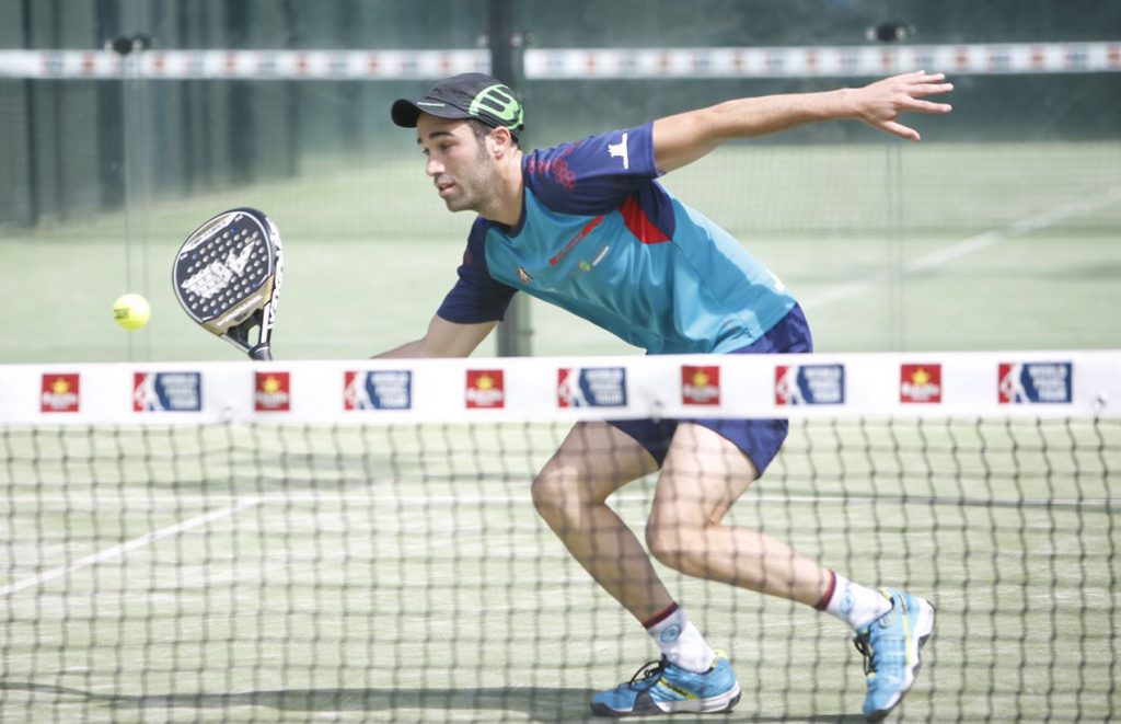 Javier Ruiz, con Wingpadel Air Force Carbon Oro