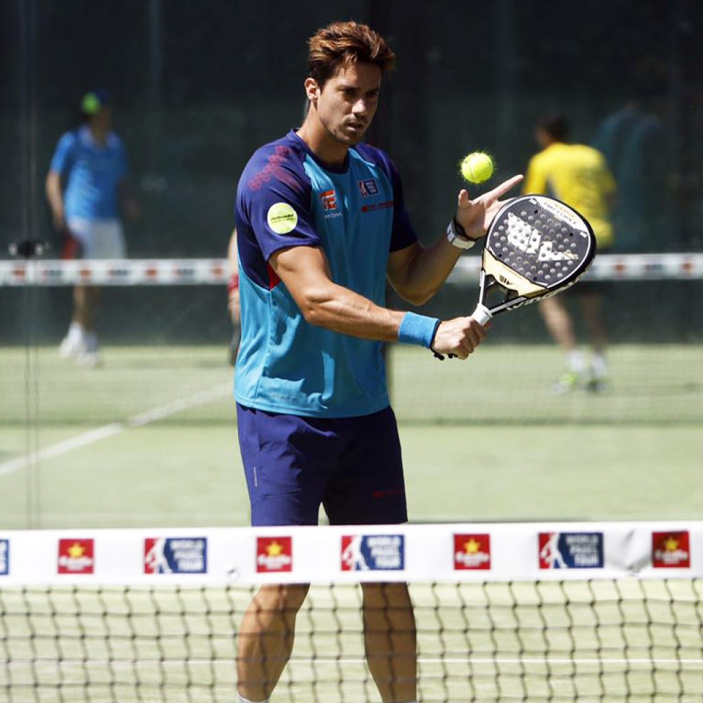 Christian Fuster, en el A Coruña Open