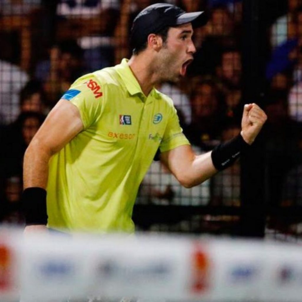 Javi Ruiz celebra su pase en La Coruña Open