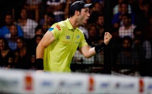 Javi Ruiz celebra su pase en La Coruña Open
