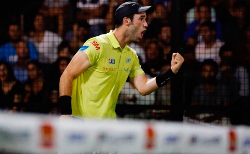 Javi Ruiz celebra su pase en La Coruña Open