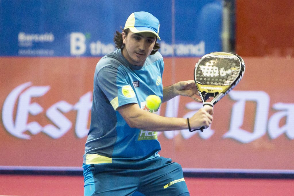 Adrián Blanco, en el Zaragoza Open.