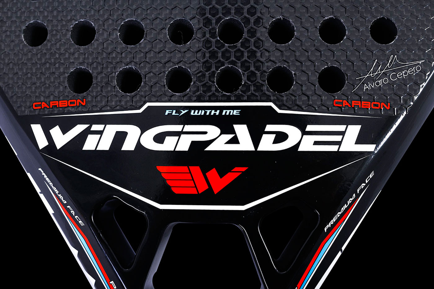 Pala Pádel Wingpadel Air Attack 2.0 + Protector + Grip