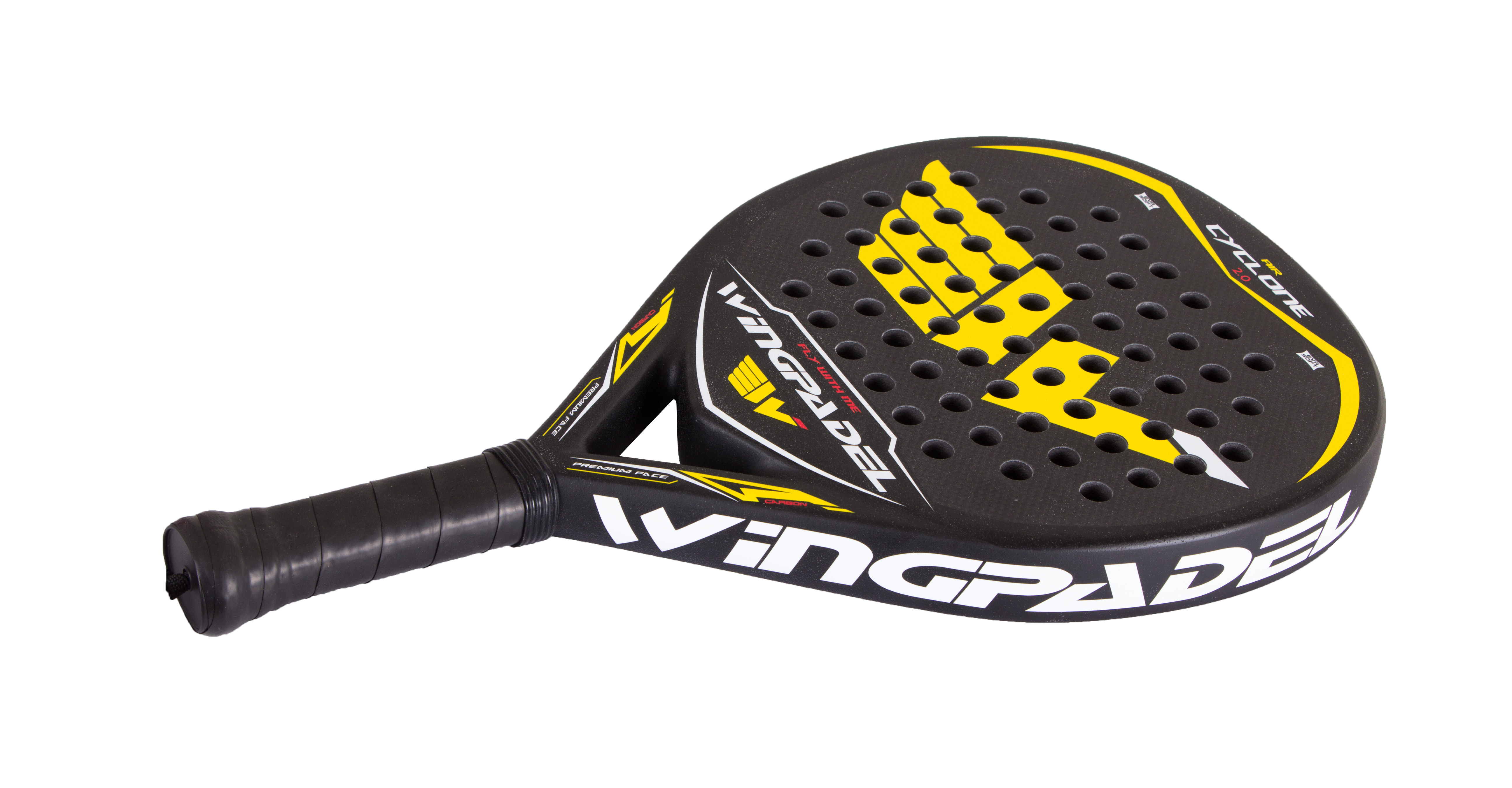 Pala Pádel Wingpadel Air Attack 2.0 + Protector + Grip - PADELEROS Chile