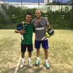 Cepero, jugador Wingpadel con Nerone