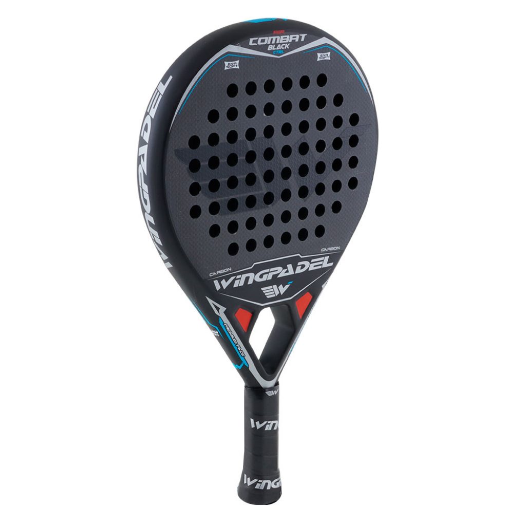 Pala Pádel Wingpadel combat CTRL black + Tarro pelotas+ Protector + Grip -  PADELEROS Chile