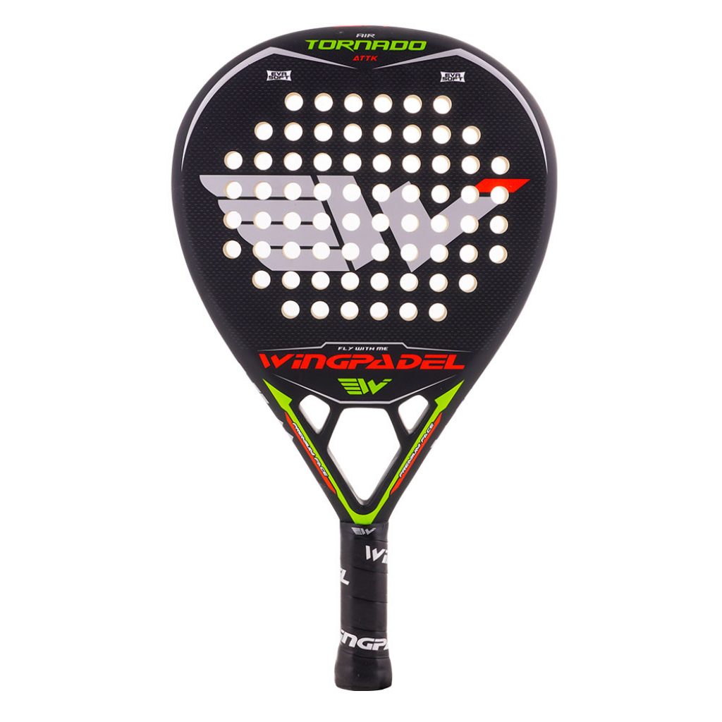 Pala Pádel Wingpadel combat CTRL black + Tarro pelotas+ Protector + Grip -  PADELEROS Chile